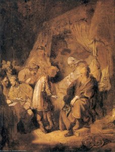 Joseph Tells His Dreams — Rembrandt Van Rijn, Baroque