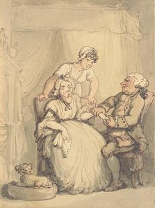 The Doctor's Visit — Thomas Rowlandson