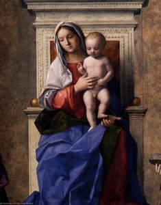 San Zaccaria Altarpiece - San Zaccaria Altarpiece (detail) — Giovanni Bellini