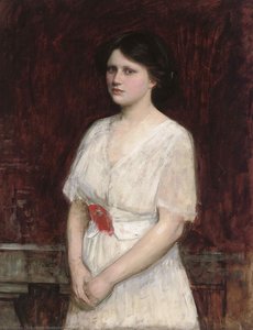 Portrait Of Miss Claire Kenworthy — John William Waterhouse