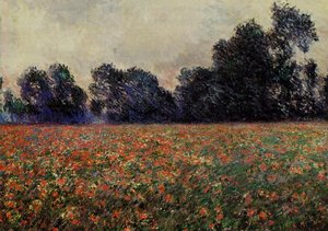 Poppies At Giverny — Claude Monet