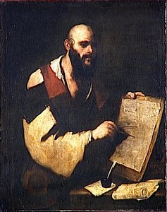 Philosophe Tracant Des Figures Geometriques Avec Un Compas — Luca Giordano, Late Baroque