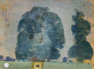 Study Of Trees — Sir Alfred James Munnings