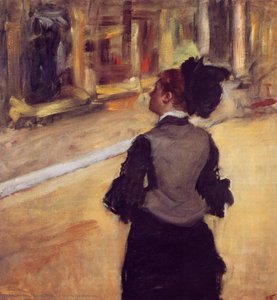 A Visit To The Museum — Edgar Degas, Impressionism
