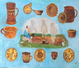 'look, He's Digging Up Our Pots' — James Bentley
