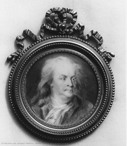 Plaque Portrait Of Benjamin Franklin — Jacques Thouron