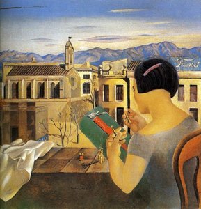 Woman At The Window In Figueras — Salvador Dalí