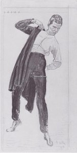 Student, Appealing His Tunic — Ferdinand Hodler