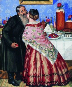 Easter — Boris Mikhailovich Kustodiev, Art Nouveau (modern)
