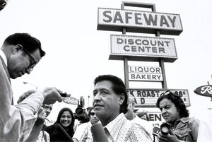 César Chávez At Safeway Boycott In Los Angeles — Oscar R Castillo