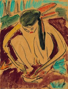 Crouching Girl — Ernst Ludwig Kirchner