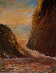 Sea Between Rocks — Olive Rogers
