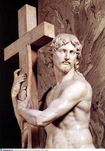 Christ Carrying The Cross (detail) — Michelangelo Buonarroti