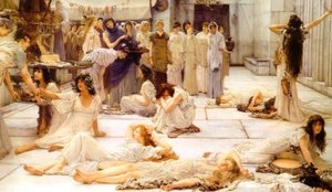 The Women Of Amphissa — Lourens Alma Tadema