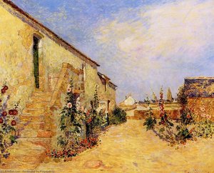 Kervaudu Garden, Climbing Roses — Ferdinand Du Puigaudeau