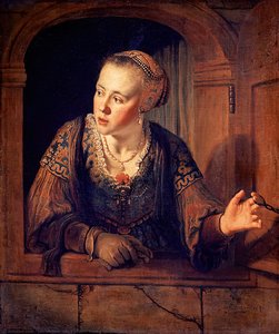 Young Woman At A Window — Jan Victors (jan Fictor)