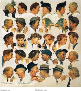 The Gossips — Norman Rockwell