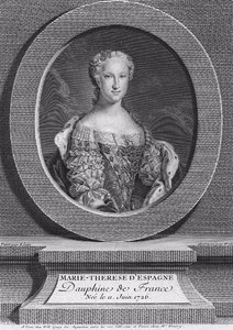Portrait Of Maria Teresa Of Spain — Johann Georg Wille