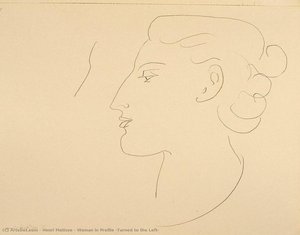 Woman In Profile (turned To The Left) — Henri Matisse, Post-impressionism