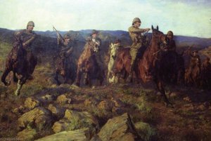 In Sight, Lord Dundonald’s Dash On 'ladysmith' (detail) — Lucy Elizabeth Kemp Welch