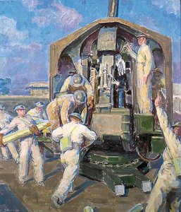 Gun Crew — Henry Lamb