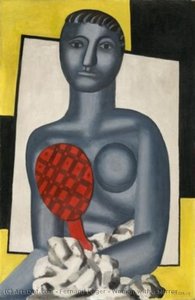Woman With A Mirror — Fernand Léger