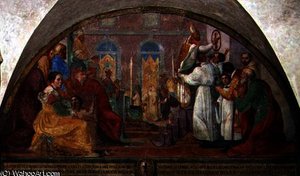 Pope Eugene IV Consecrating the convent of San Marco
