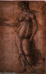 Study Of Athene — Sandro Botticelli, Early Renaissance