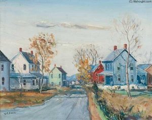 A Pennsylvania Village — Walter Emerson Baum