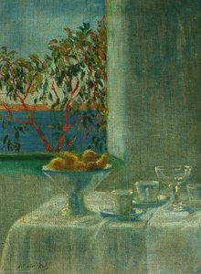 Still Life By A Window, Circa 1920 — Salvador Dalí, Post-impressionism