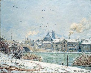 Villeneuve-sur-yonne Sous La Neige — Francis Picabia