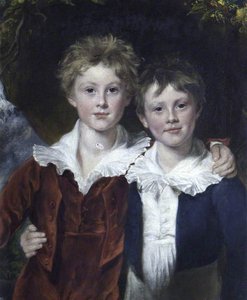 Thomas William Coke (1822–1909), Later 2nd Earl Of Leicester, Kg, And His Brother The Honourable Edward Keppel Coke (1824–1889) — Samuel Lane