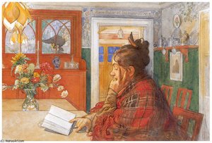 Karin Leyendo — Carl Larsson