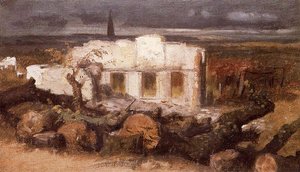 Maison Détruite Près De Kehl — Arnold Böcklin