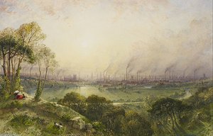 Manchester From Kersal Moor -
