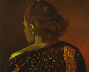 Geodesic Portrait Of Gala, 1936 — Salvador Dalí