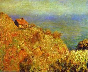 Custom Officer's Cabin At Varengville — Claude Monet, Impressionism