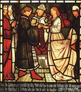 The Wedding Of Sir Tristram — Edward Coley Burne-jones