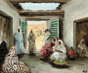 Houseyard At Marocco — Marcel Dyf