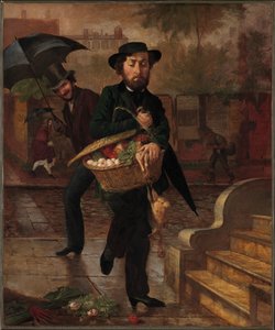 Young Husband: First Marketing — Lilly Martin Spencer (angelique Marie Martin), Contemporary Realism