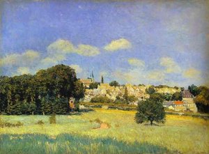 View Of St Cloud — Alfred Sisley