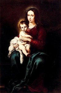 La Virgen Con El Niño — Bartolomé Esteban Murillo