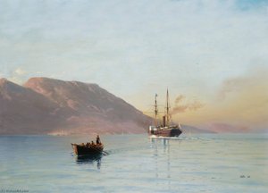 The Bay Of Feodosia — Lef Feliksovich Lagorio
