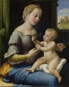 The Madonna Of The Pinks (la Madonna Dei Garofani) — Raphael