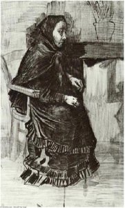 Woman In A Dark Dress (sien's Mother) — Vincent Willem Van Gogh, Post-impressionism