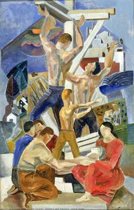 Builders And Planners (mural Study) — Marguerite Zorach