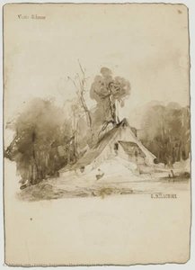 The Cottage In The Grove — Eugène Delacroix