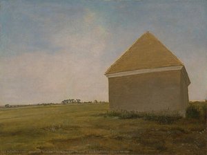 Newmarket Heath, With A Rubbing-down House — George Stubbs