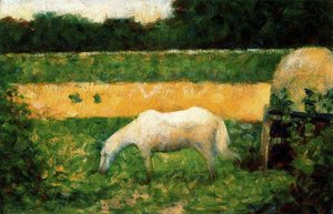 Landscape With Horse — Georges Seurat, Neo-impressionism
