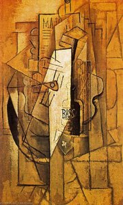 Botella De Bass — Pablo Picasso, Cubism